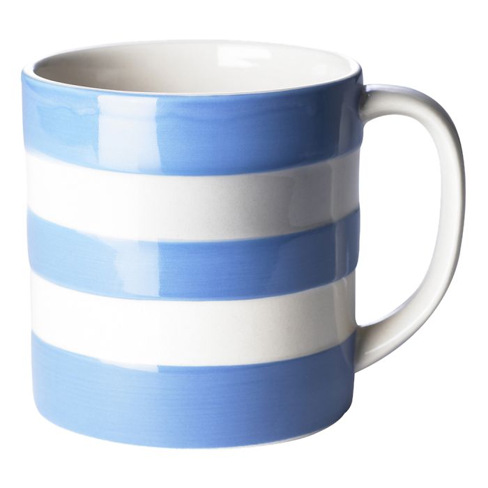 Cornishware Mug, Blue/White, 420ml
