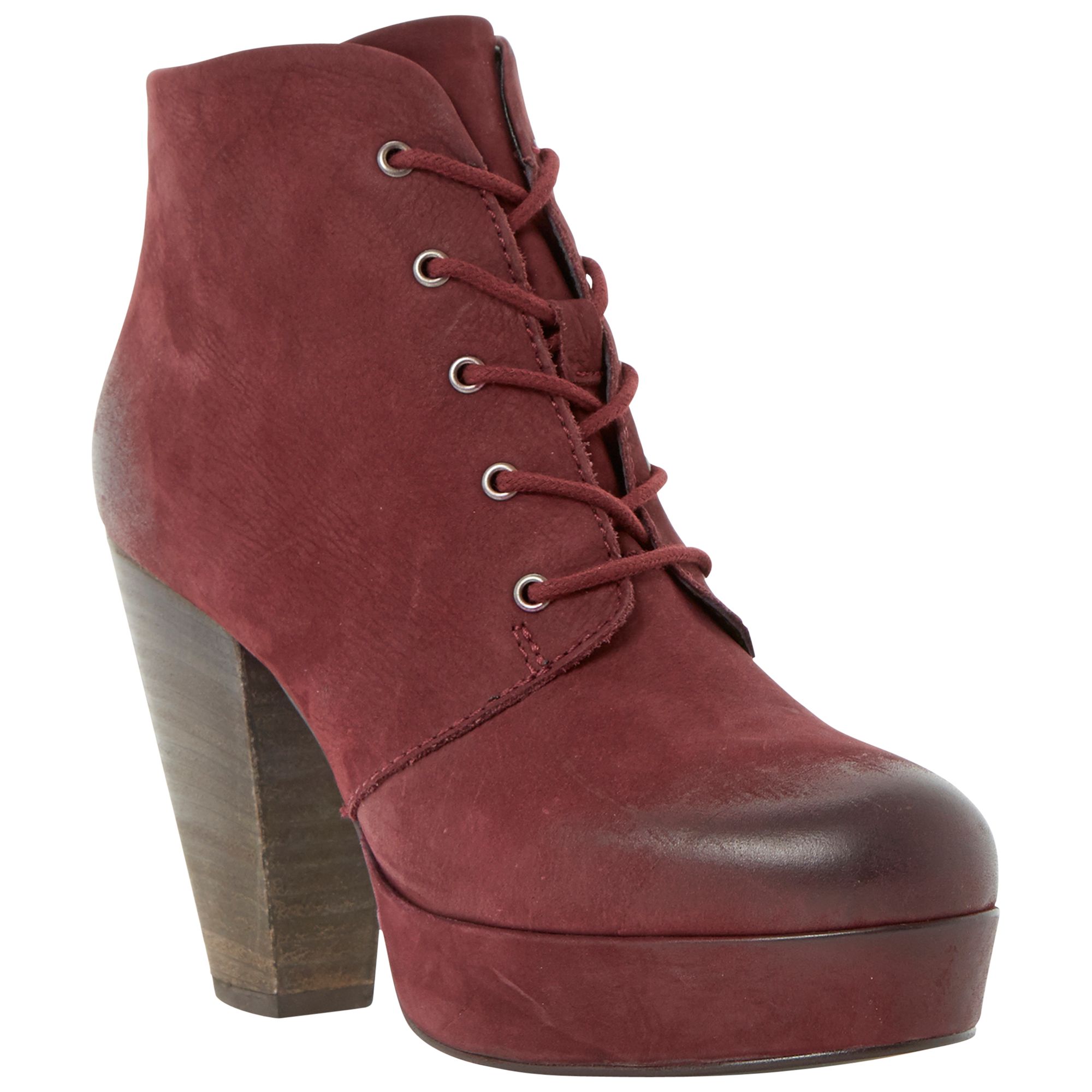 Buy Steve Madden Raspy Platform Leather Ankle Boots Online at ...