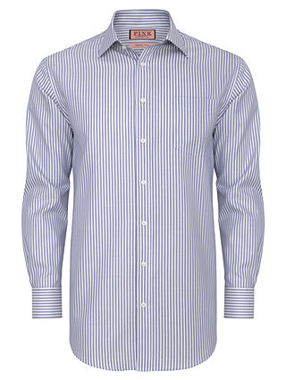 Thomas Pink Lammers 2-Fold Cotton Stripe Shirt