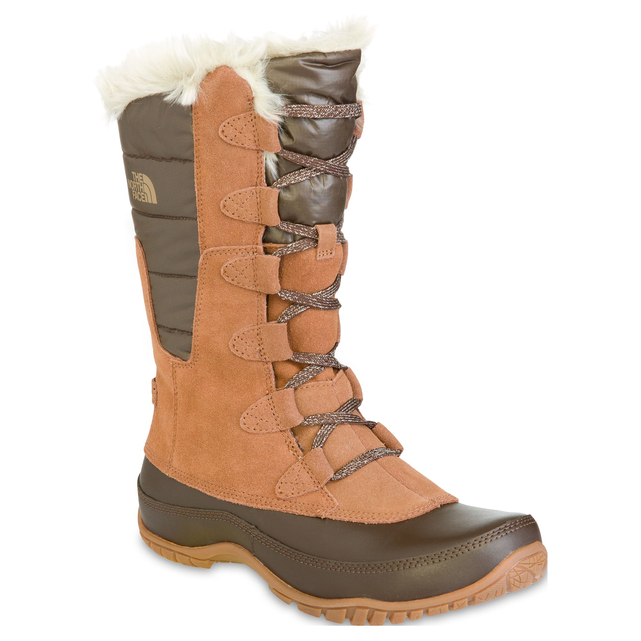 The North Face Nuptse Purna Women's Leather Snow Boots