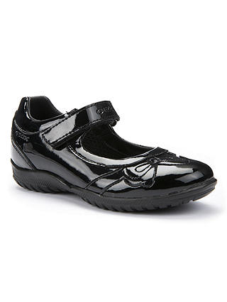 Geox Shadow Patent Leather Shoes, Black