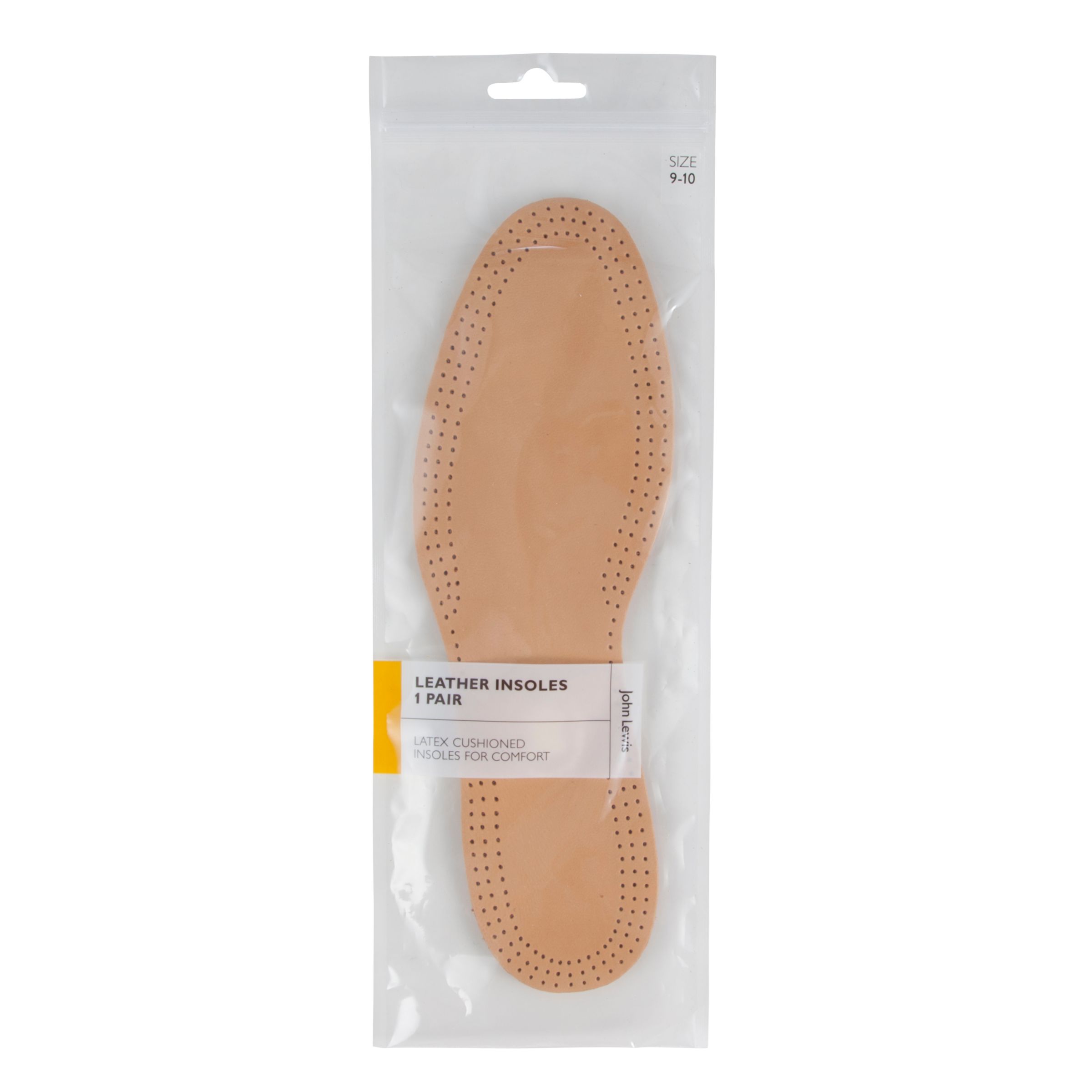 John Lewis Leather Insoles, Naturals