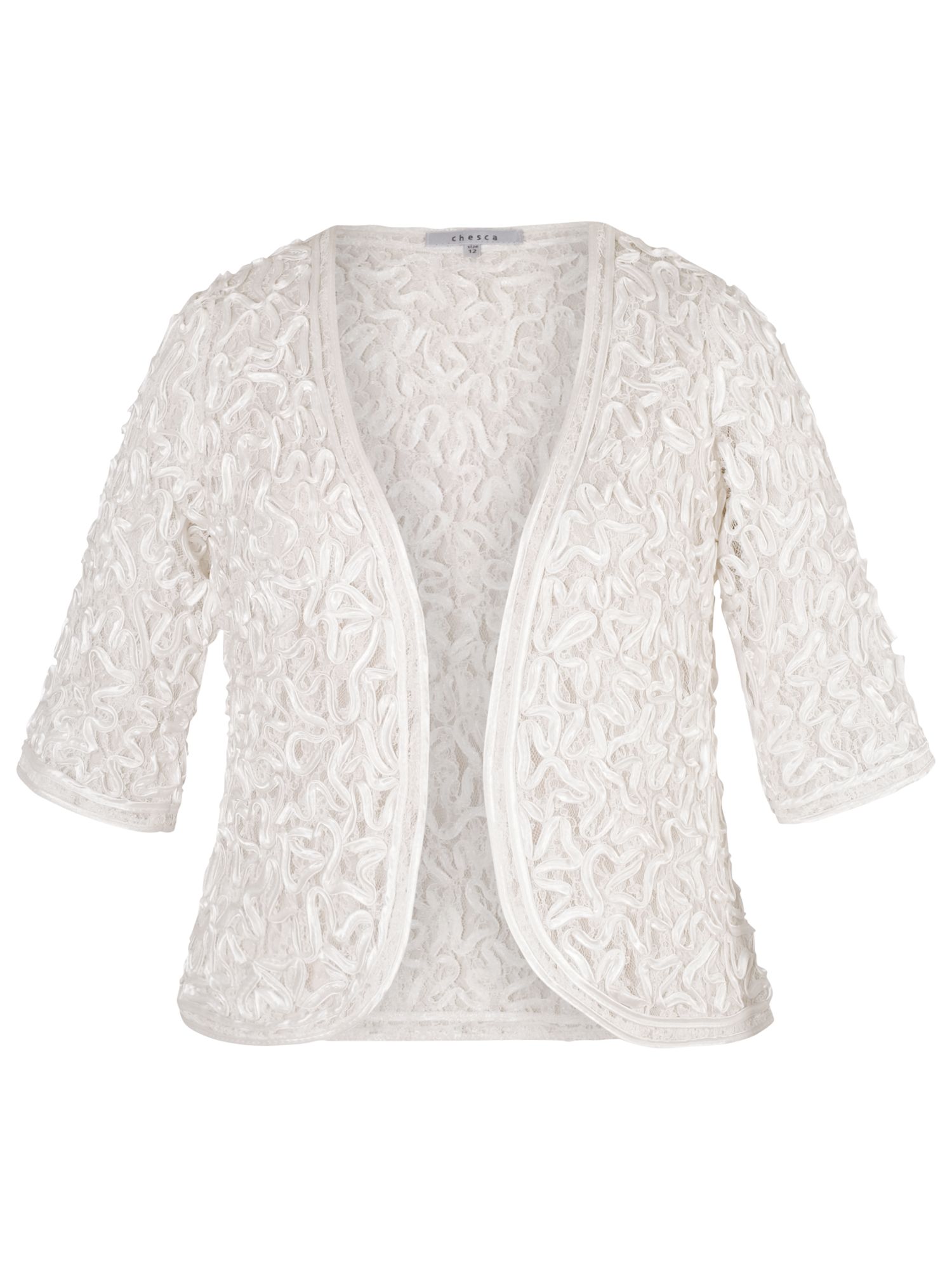 Chesca Cornelli Embroidered Lace Bolero