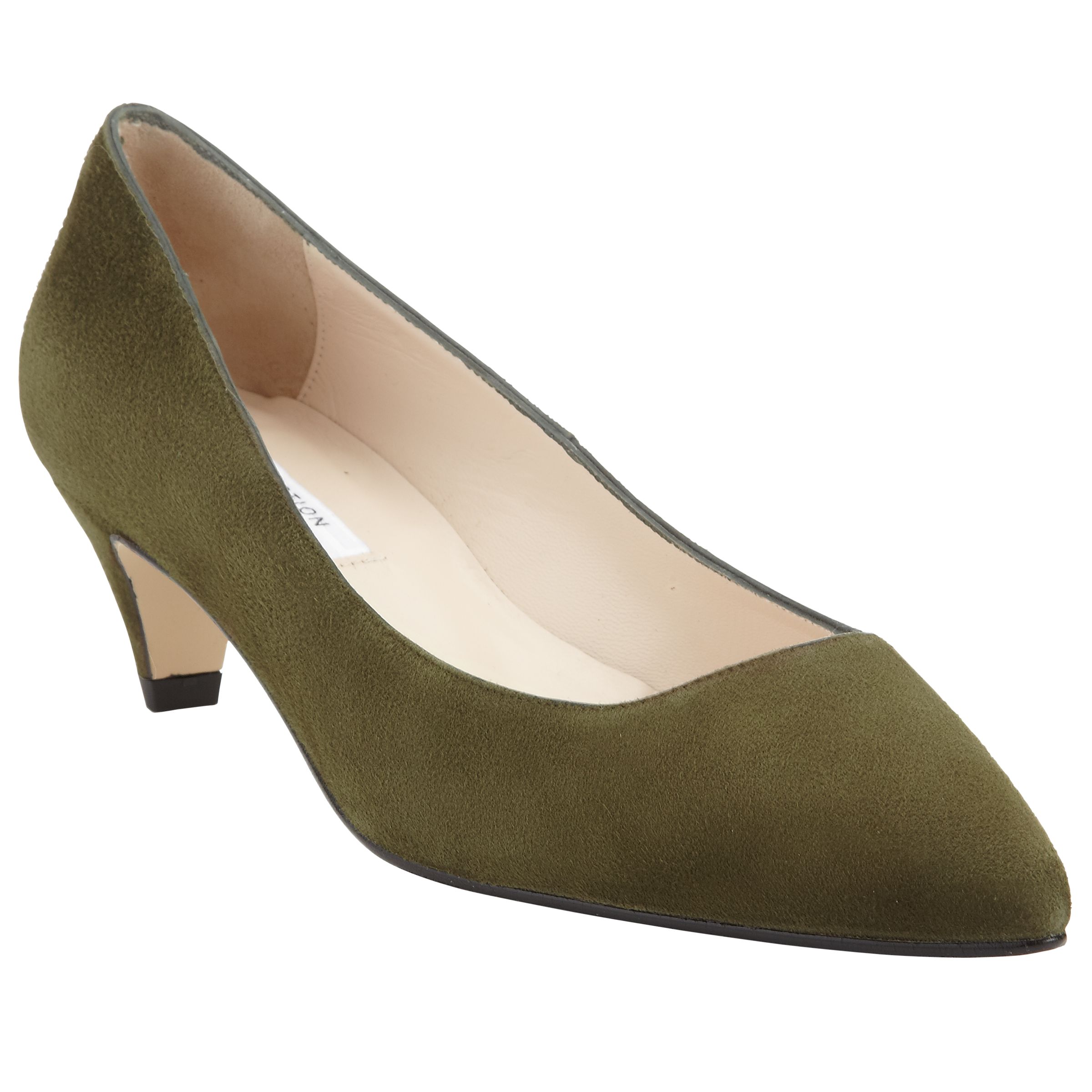 Buy COLLECTION by John Lewis Lisette Suede Kitten Heel Court Shoes ...