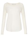 French Connection Polly Plains Top, Classic Cream
