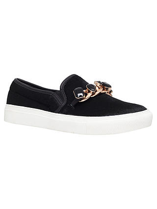 KG by Kurt Geiger Lola Bar Detail Leather Slip On Trainers