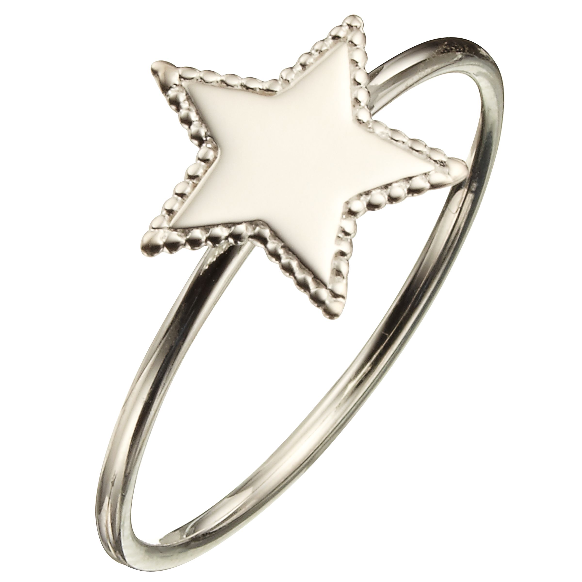 Buy Phoebe Coleman for John Lewis North Star Ring, Silver Online at ...