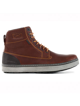 Geox Mattias Hi-Top ABX Waterproof Leather Boots, Light Brown
