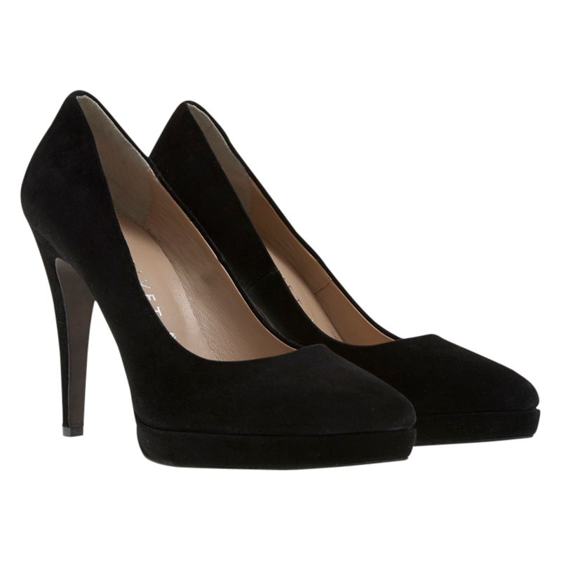 Buy Mint Velvet Alana Leather Heeled Court Shoes Online at johnlewis ...