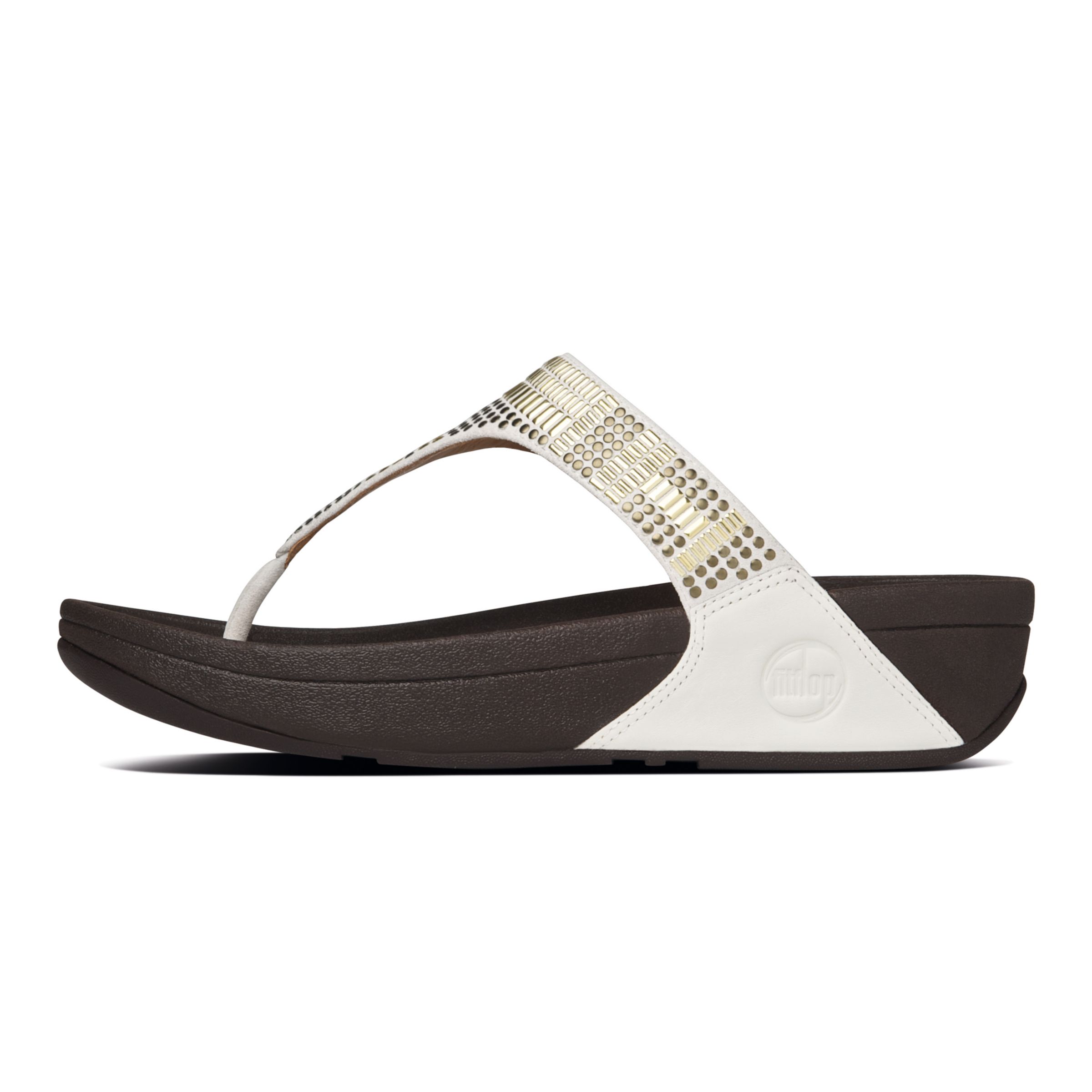 fitflop sandals white