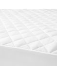 John Lewis Natural Cotton Quilted Mattress Protector