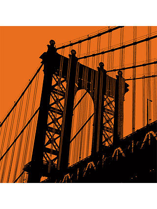 Erin Clark - Orange Manhattan Bridge