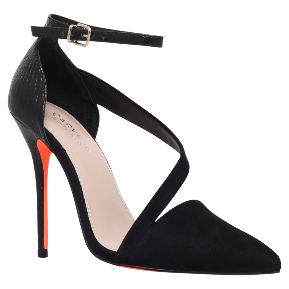 Buy Carvela Autumn High Heel Court Shoes, Black Online at johnlewis ...