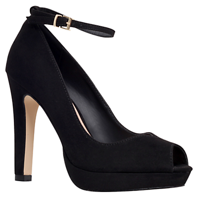 Miss KG Anete Peep Toe Ankle Strap Court Shoes