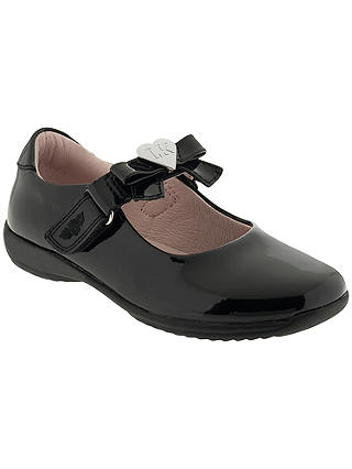 Lelli Kelly Children's Patent Rachel Rip-Tape School Shoes, Black