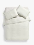 John Lewis Soft and Silky Treviso Cotton Duvet Covers and Pillowcases, Cream