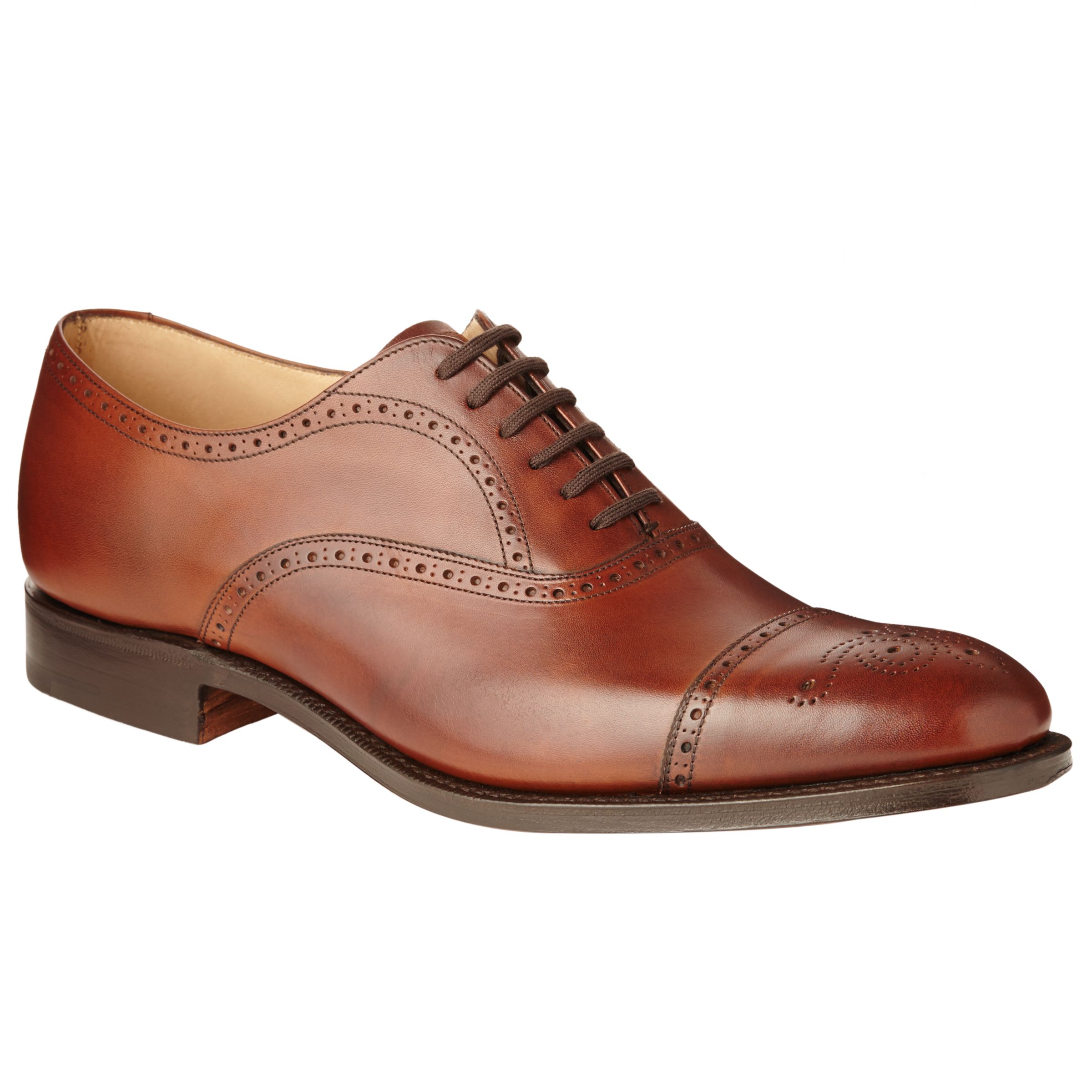 Buy Church's Toronto Leather Semi Brogue Oxford Shoes Online at ...