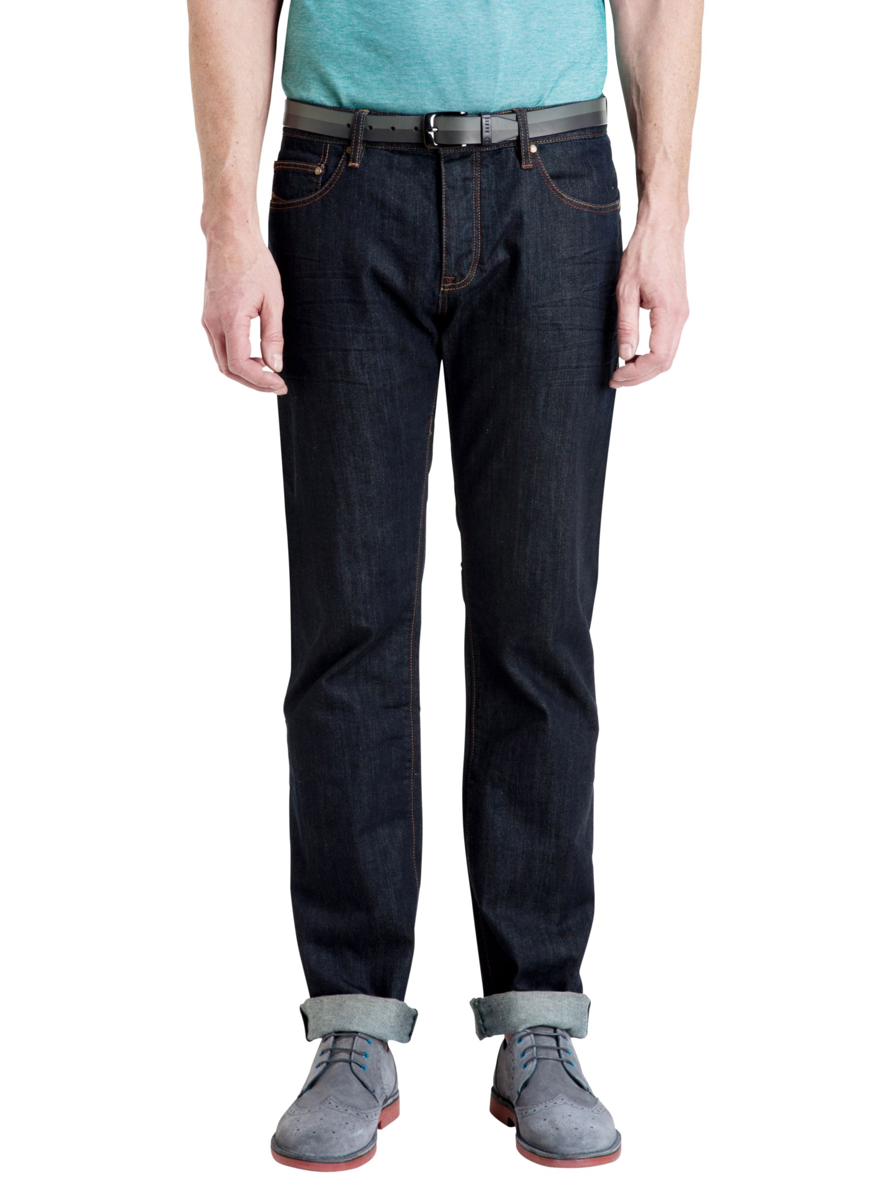 Ted Baker T for Tall Dayton Regular Straight Jeans, Rinse Denim