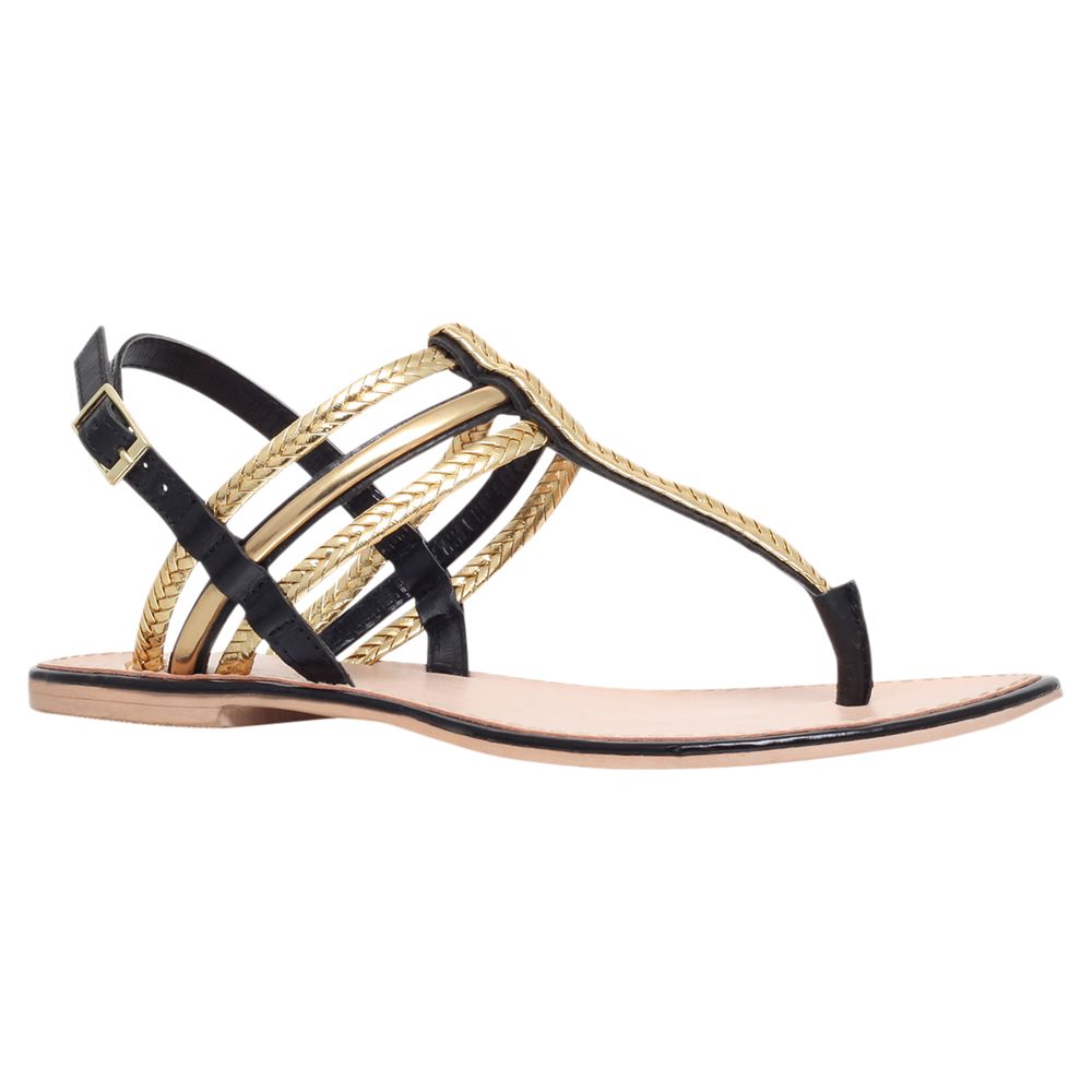 ... Geiger Nala Plaited Leather Toe Thong Sandals Online at johnlewis