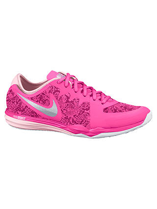 Nike Dual Fusion TR 3 Print Women's Running Shoes, Pink/White