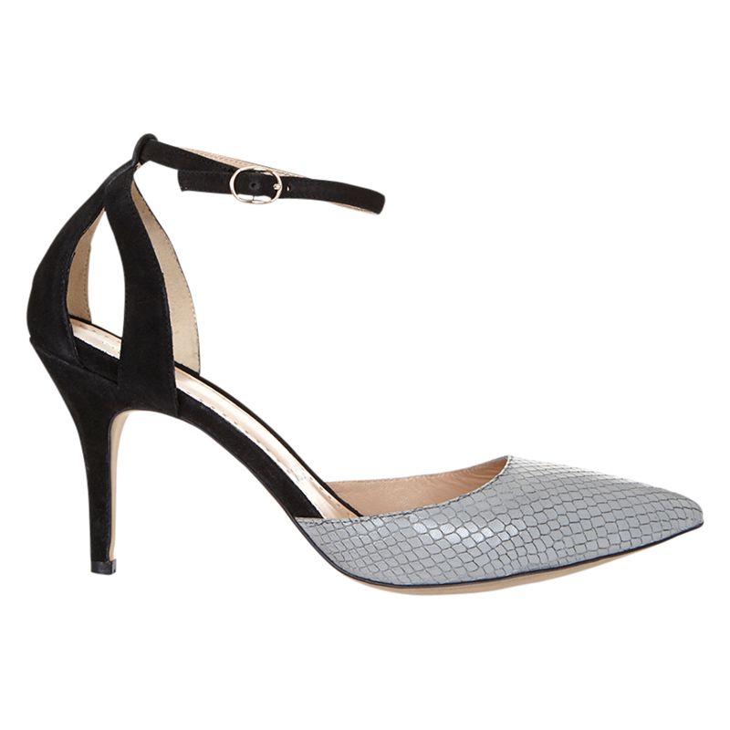 Buy Mint Velvet Alexa Leather Ankle Strap Court Shoes Online at ...
