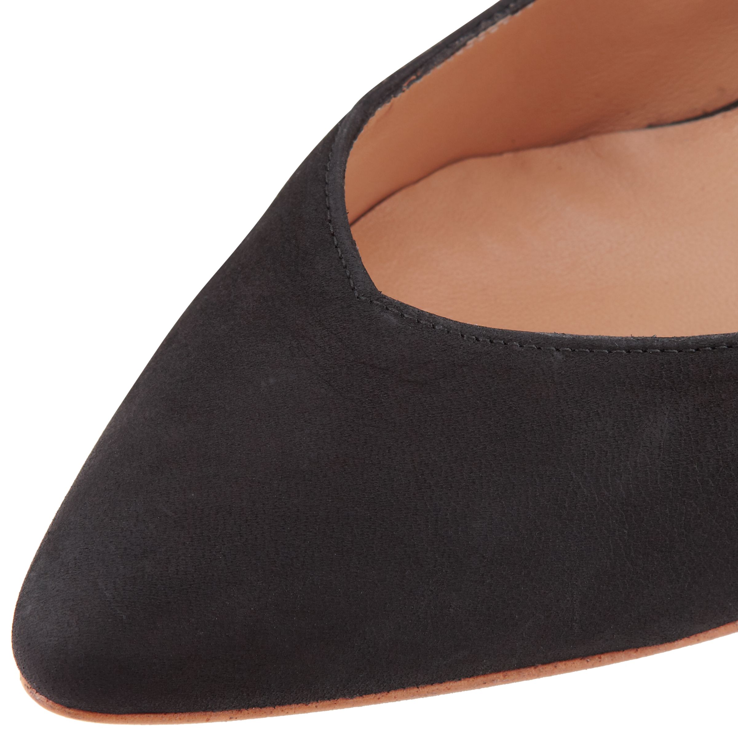 Buy Collection WEEKEND by John Lewis Annecy Nubuck Court Shoes, Black ...
