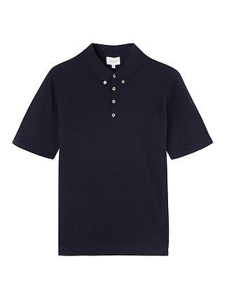 Jigsaw Cotton Cashmere Knit Polo Shirt