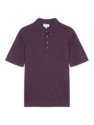 Jigsaw Cotton Cashmere Knit Polo Shirt