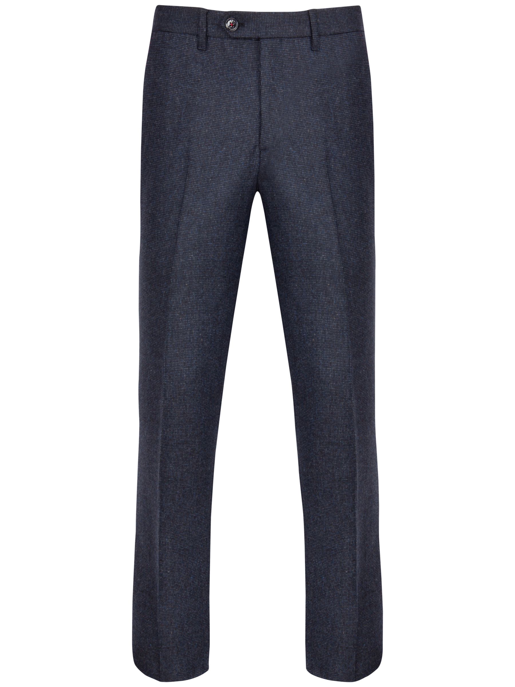 Ted Baker Edetro Micro Textured Suit Trousers, Navy