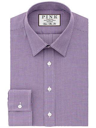 Thomas Pink Hartley Textured Super Slim Fit Shirt