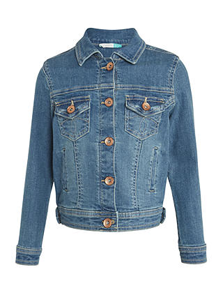 John Lewis & Partners Girls' Denim Jacket, Blue