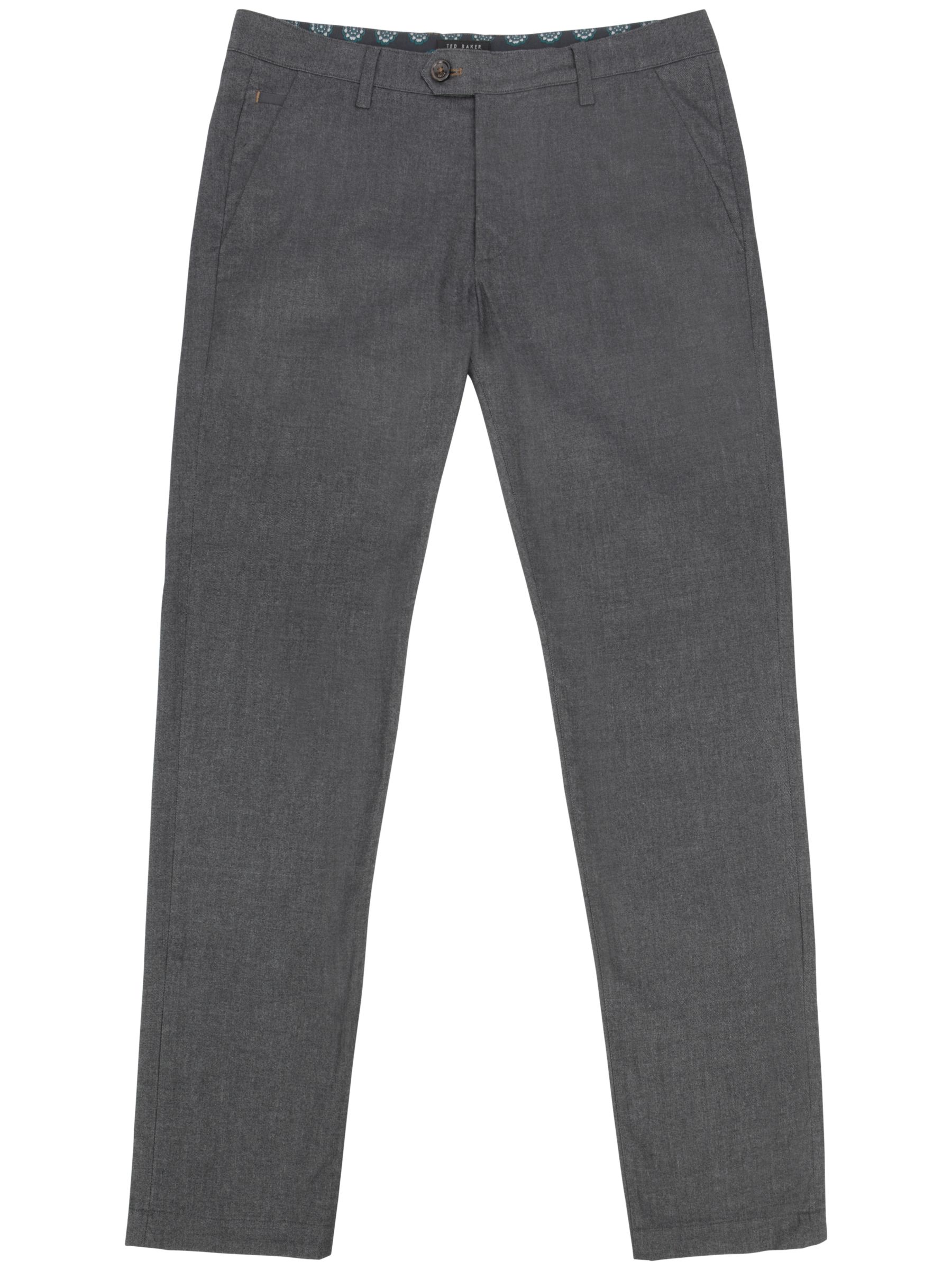 Ted Baker Lommy Brushed Trousers, Charcoal