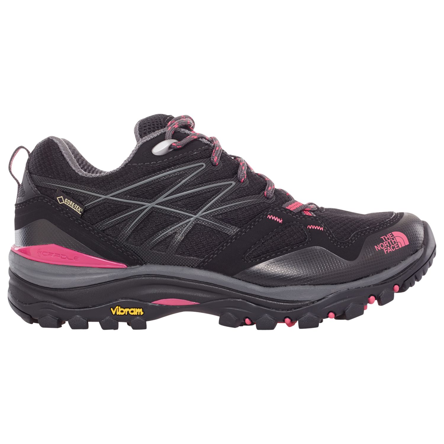 The North Face Hedgehog Fastpack GTX Women's Hiking Shoe, TNF Black/Society Pink