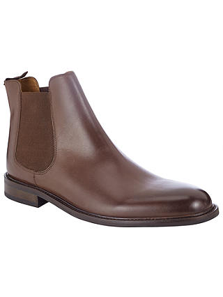 John Lewis & Partners Taylor Leather Chelsea Boots, Brown