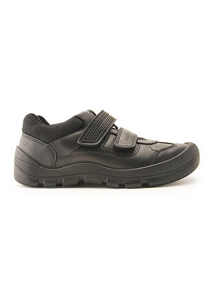 Start-Rite Children's Warrior Riptape Shoes, Black