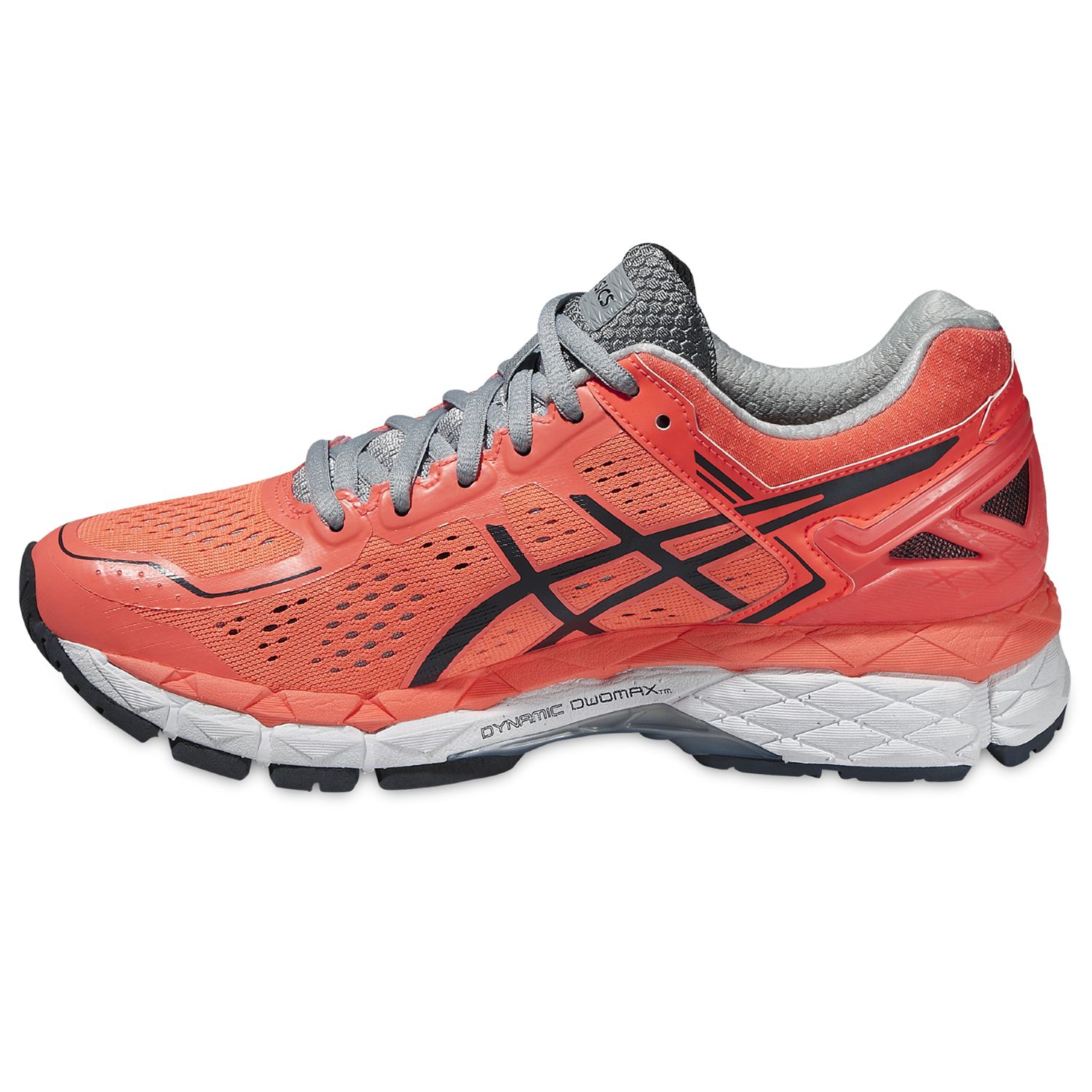 Asics GEL-Kayano 22 Women's Structured Running Shoes, Flash Coral