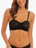 Wacoal Halo Lace Non-Padded Strapless Bra, Black