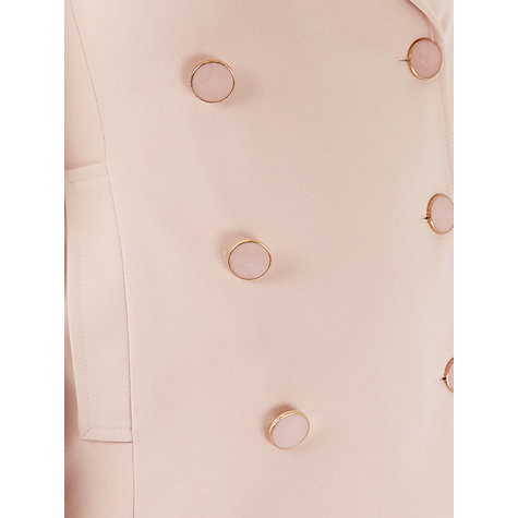 Buy Closet Double Breasted Jacket, Pale Pink | John Lewis