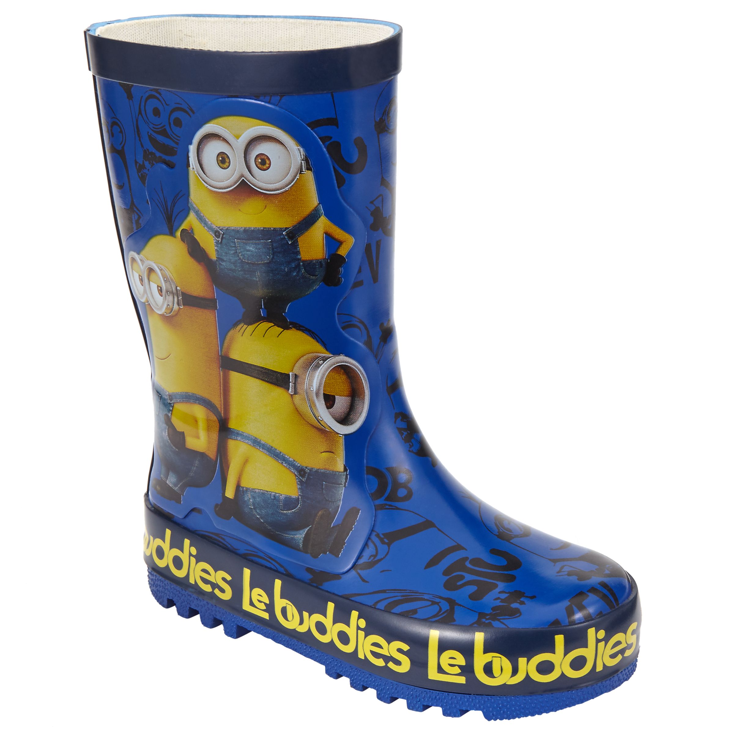 Minions Children's Wellington Boots, Blue/Yellow