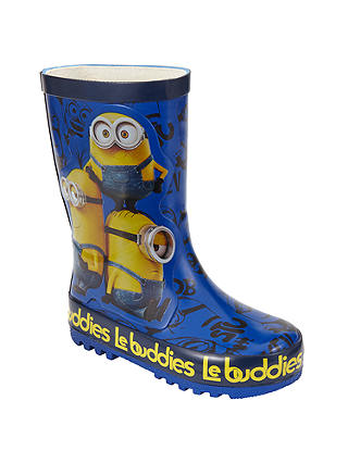 Minions Children's Wellington Boots, Blue/Yellow