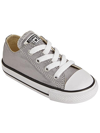 Converse Children's Low Top Metallic Lace Trainers