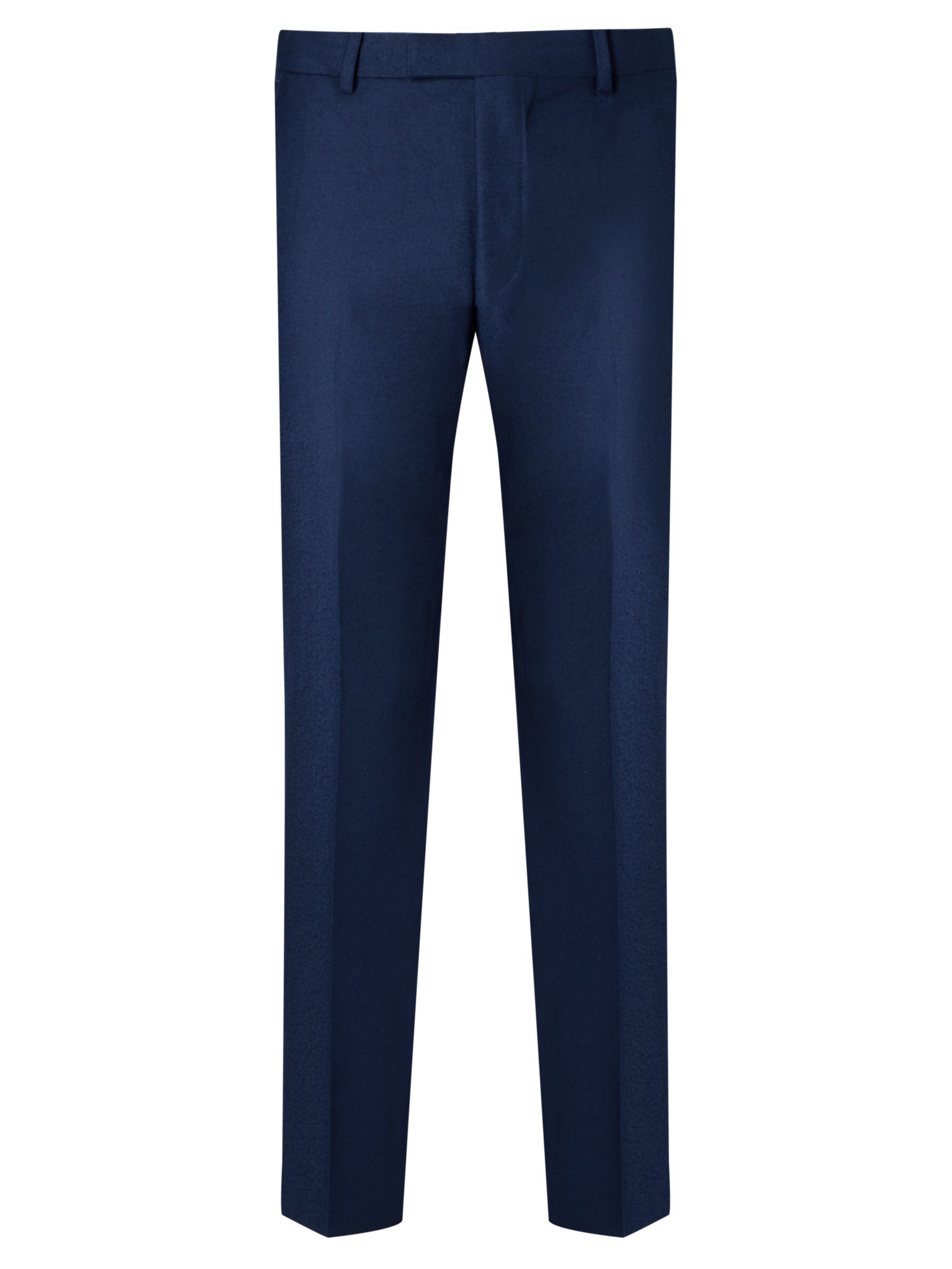 Daniel Hechter Flannel Tailored Suit Trousers, Blue