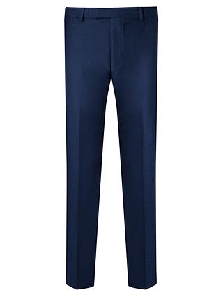 Daniel Hechter Flannel Tailored Suit Trousers, Blue
