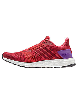 adidas Ultra Boost ST Women's Running Shoes, Red/Pink