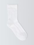 John Lewis Children's Pellerine Ankle Socks, Pack of 5, White