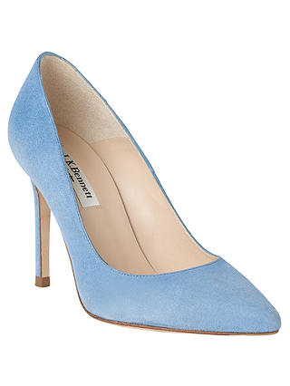 L.K. Bennett Fern Court Shoes, Persian Blue Suede