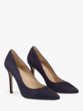 L.K.Bennett Fern Court Shoes, Navy Suede