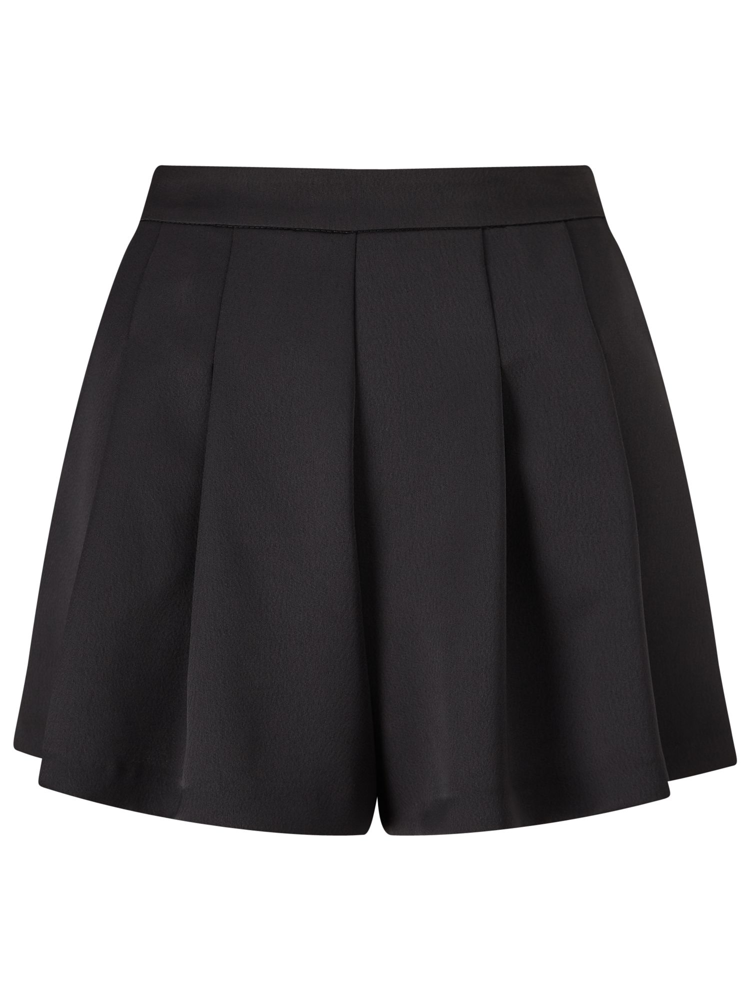 Miss Selfridge Satin Shorts, Black