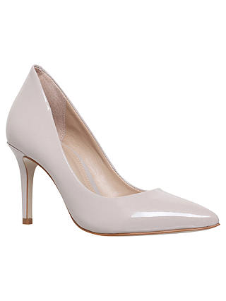 KG by Kurt Geiger Bella Pointed Toe Stiletto Court Shoes,  Nude Leather