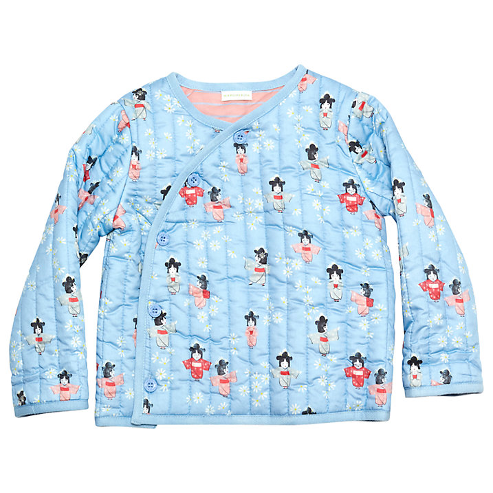 Buy Margherita Kids Girls' Geisha Quilted Jacket, Angel Falls, 3 years Online at johnlewis.com